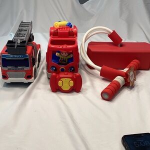 Mattel Red Fire Truck Set with Accessories
